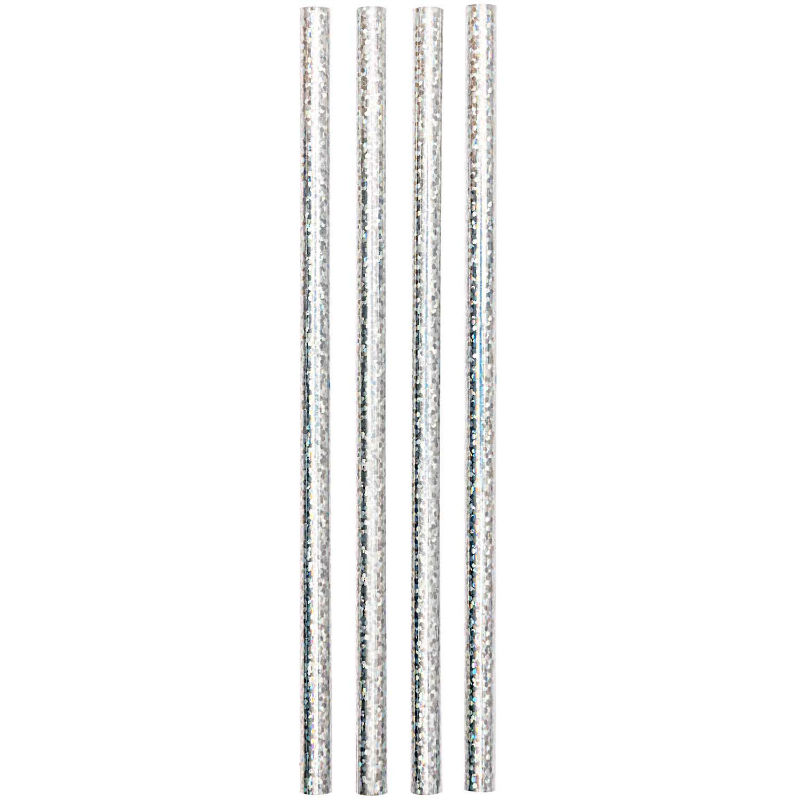 Ref. RIC70044586, Paquet 4 crayons à papier holographiques, Or/Argent, marque RICO DESIGN