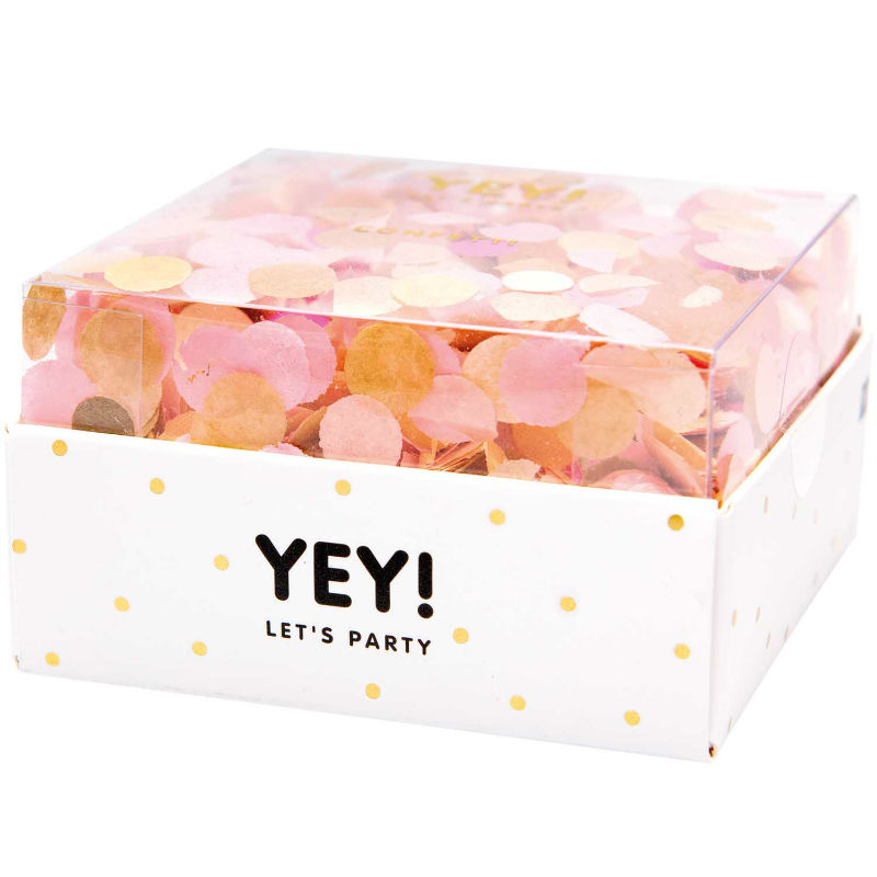 Ref. RIC990016882, Paquet 20g confetti vive la nature rose, marque RICO DESIGN