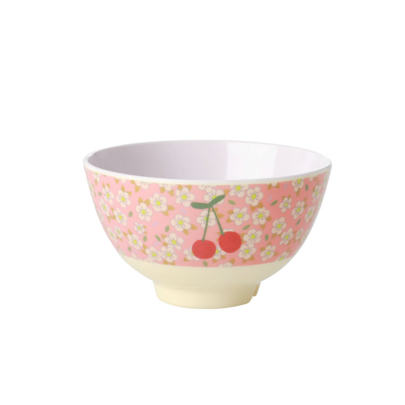 Image de  Bol petit en mélamine imprimé cerises 