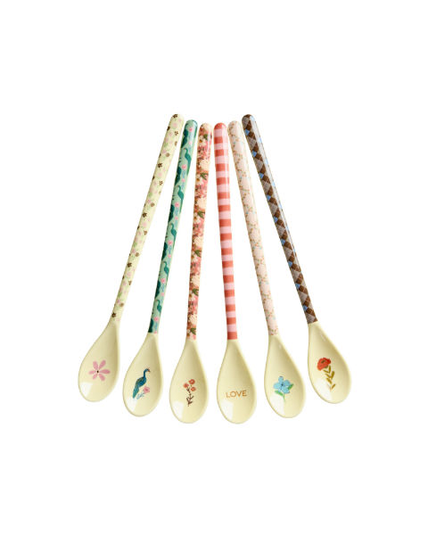 Image de  Longue cuillère à café imprimé 