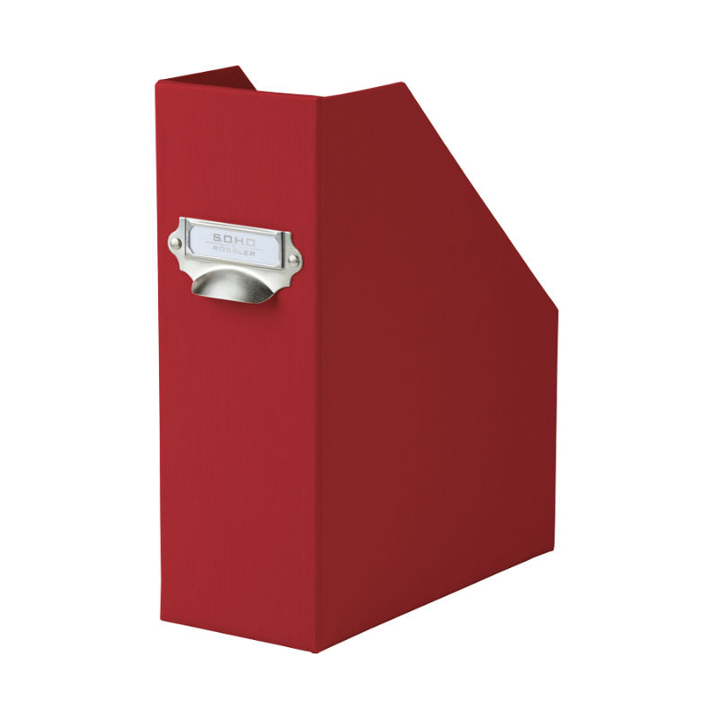 Ref. ROS1318452361, PORTE REVUES A4 A/PTE ETIQ SOHO ROUGE, Rouge, marque RÖSSLER