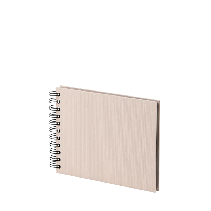 Image de  Album photos a spirales soho 19,5x14,5 rose poudre 