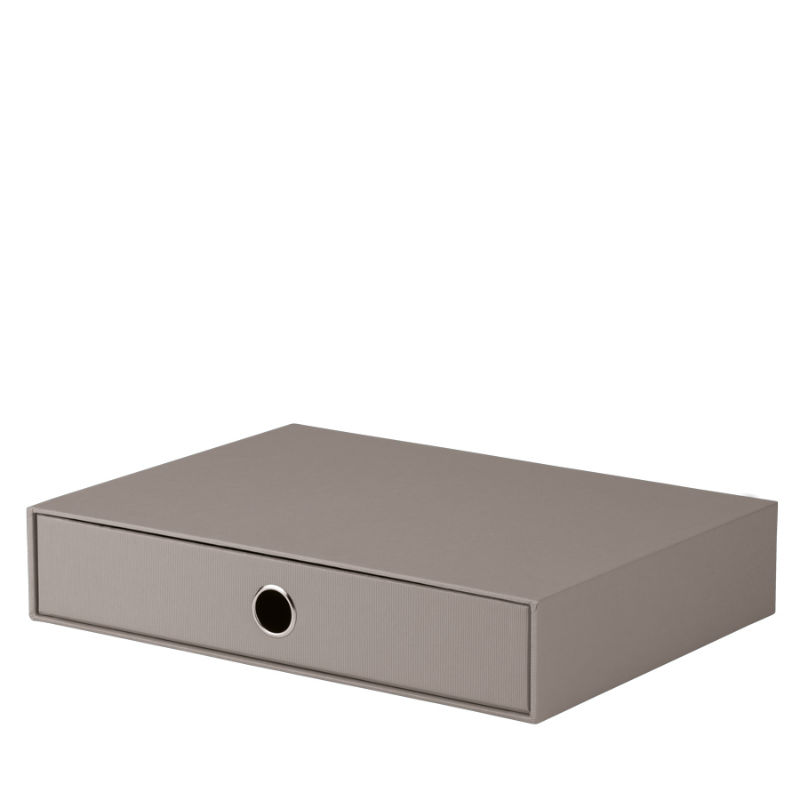 Ref. ROS1524452490, Boite A4 1 tiroir Taupe, Marron, marque RÖSSLER