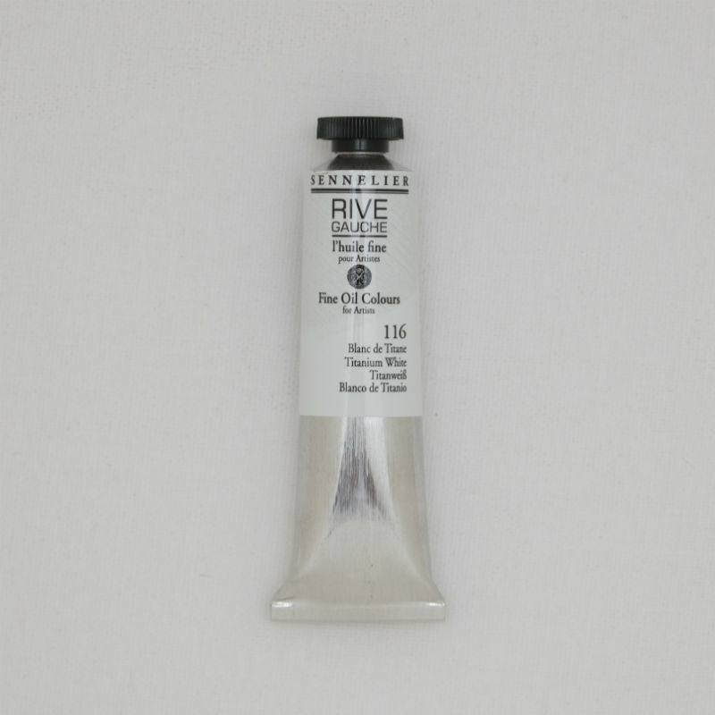 Image de  Tube 40 ml huile blanc de titane 