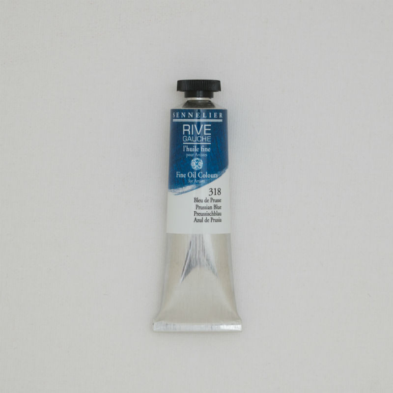 Image de  Tube 40 ml huile bleu de prusse 