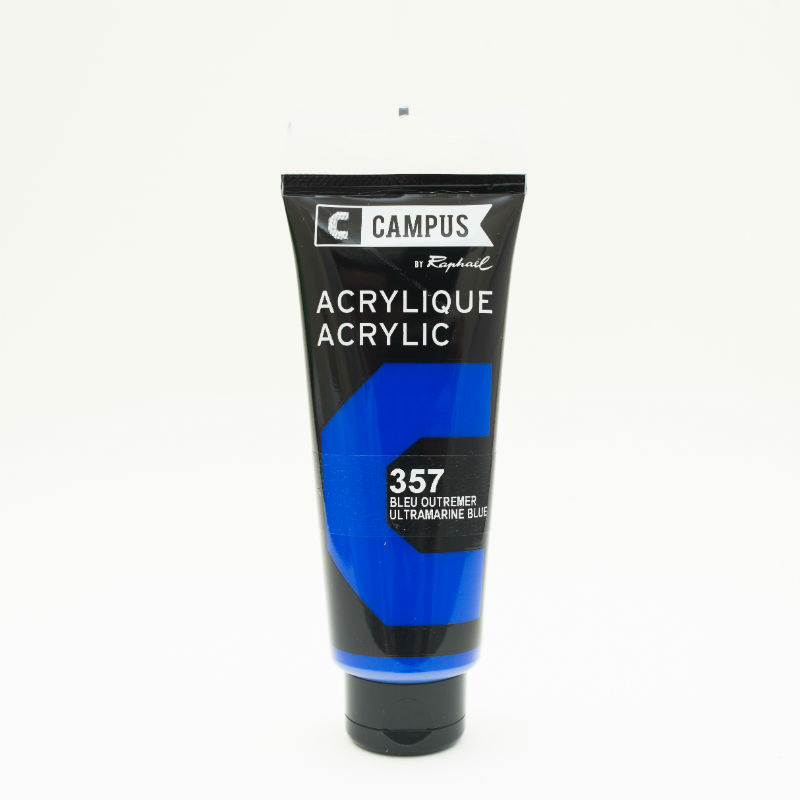 Image de  Tube 100 ml acrylique bleu outremer 
