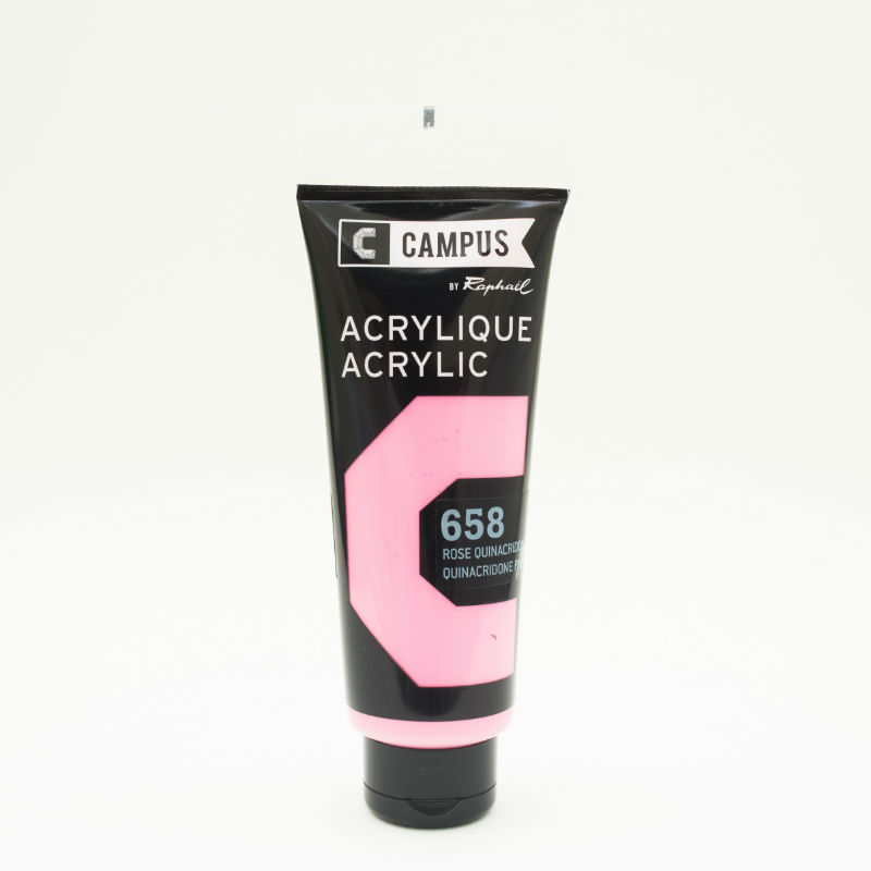 Image de  Tube 100 ml acrylique rose quinacridone 