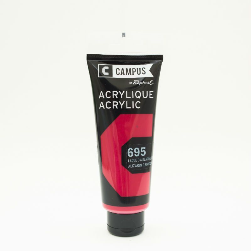 Image de  Tube 100 ml acrylique laque d'alizarine cramoisie 