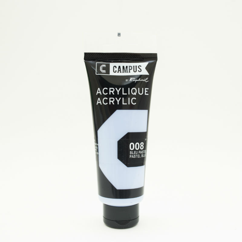 Image de  Tube 100 ml acrylique bleu pastel 