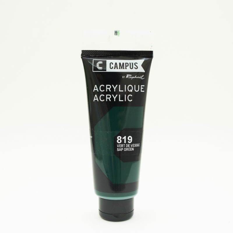 Image de  Tube 100 ml acrylique vert de vessie 