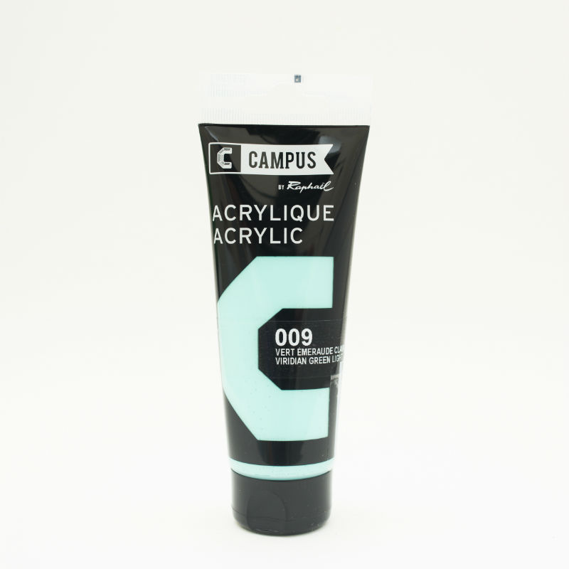 Image de  Tube 100 ml acrylique vert émeraude clair 
