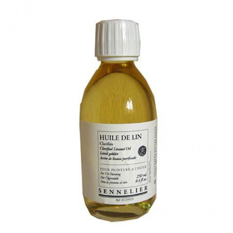 Image de  Flacon 250 ml huile de lin clarifiee 