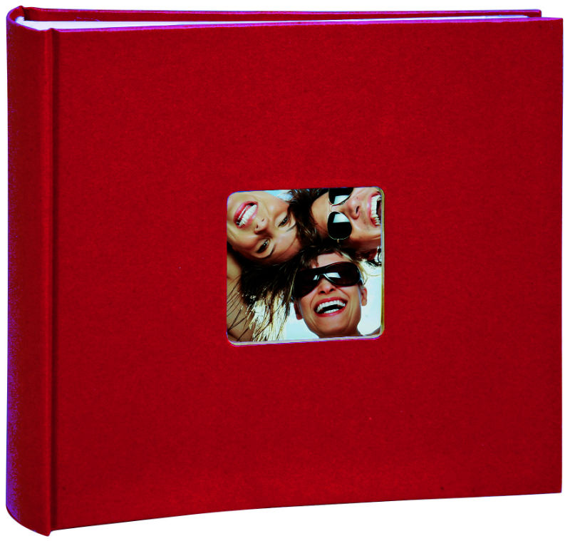 Image de  Album photo memo 200 pochettes fun rouge 