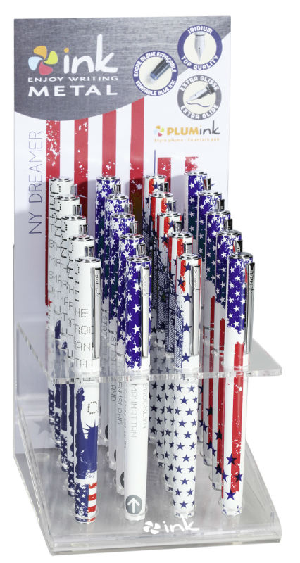 Image de  Stylo Plume Plumink métal NY Dreamer 