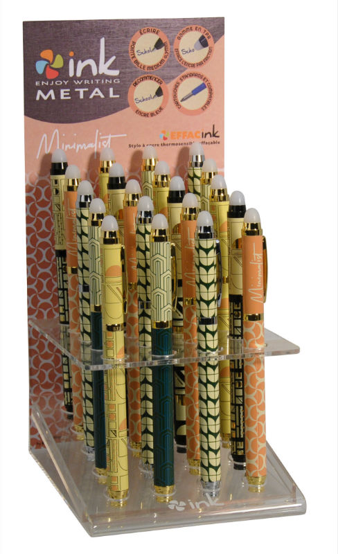 Image de  Stylo bille métal effaçable Effacink minimalist 