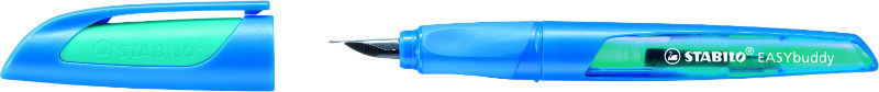 Image de  Stylo plume Stabilo EASYbuddy Gaucher bleu / turquoise 