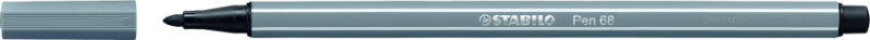 Image de  Stylo feutre Stabilo Pen 68 gris foncé 