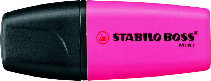 Image de  Surligneur stabilo boss mini rose 