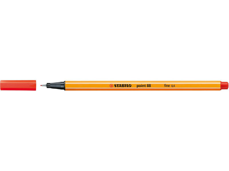 Image de  Stylo-feutre Stabilo Point 88 rouge clair 