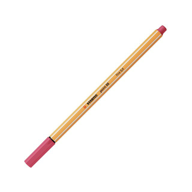 Image de  Stylo-feutre Stabilo Point 88 rouge grenadine 