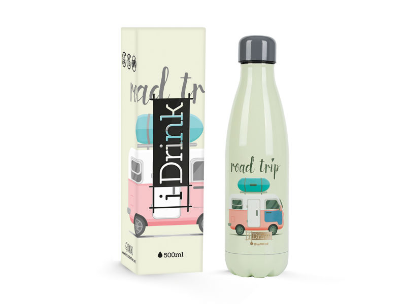 Image de  Bouteille thermique I-Drink 500 ml road trip 