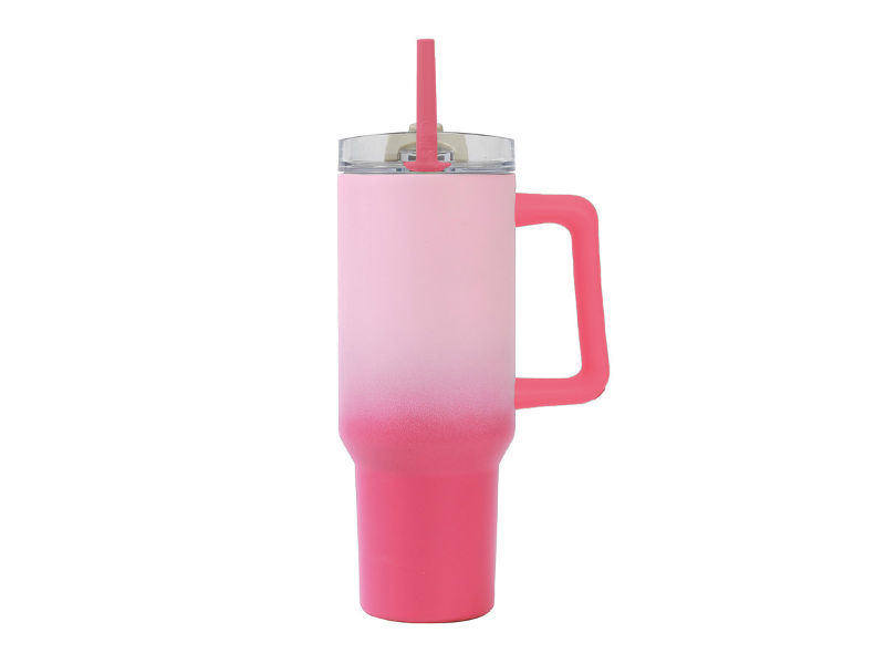 Image de  Mug thermique Tumbler 1,2L rose dégradé 