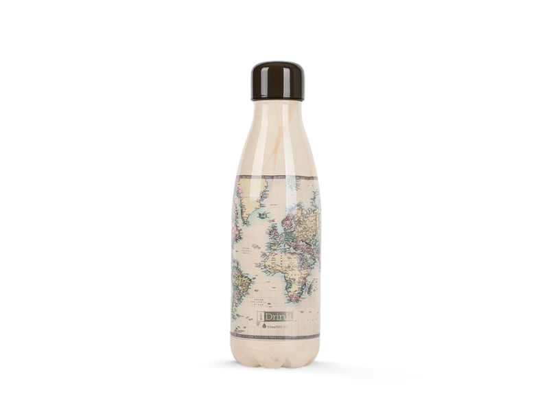 Image de  Bouteille thermique I-Drink 350 ml old map 