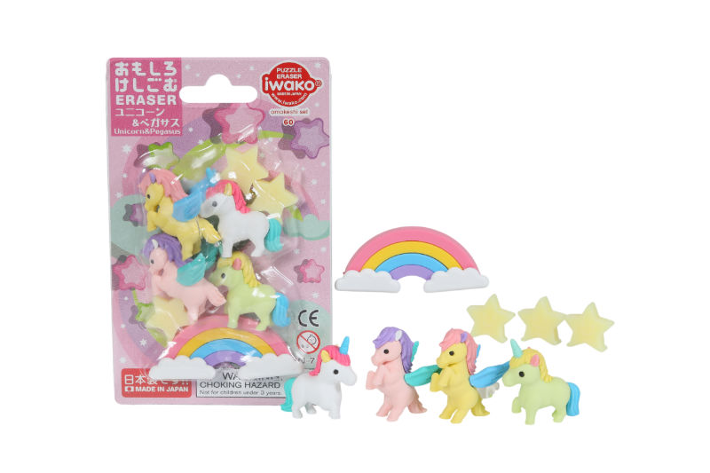 Image de  Set gommes - Licorne & Pégase 