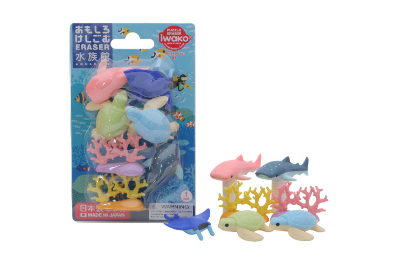 Ref. TROC01013, Set gommes - Aquarium