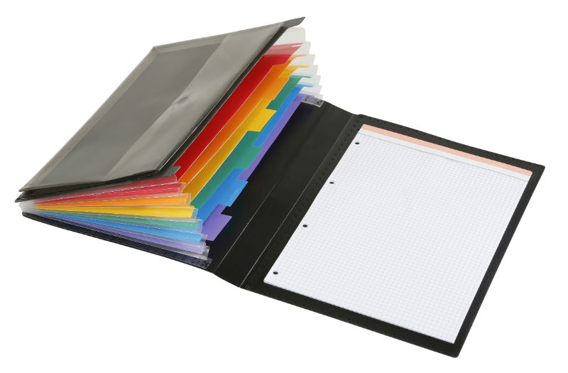 Image de  Trieur extensible manager A4 6 compartiments Rainbow Class 