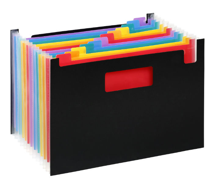 Image de  Trieur extensible seatcase A4 12 compartiments Rainbow Class 
