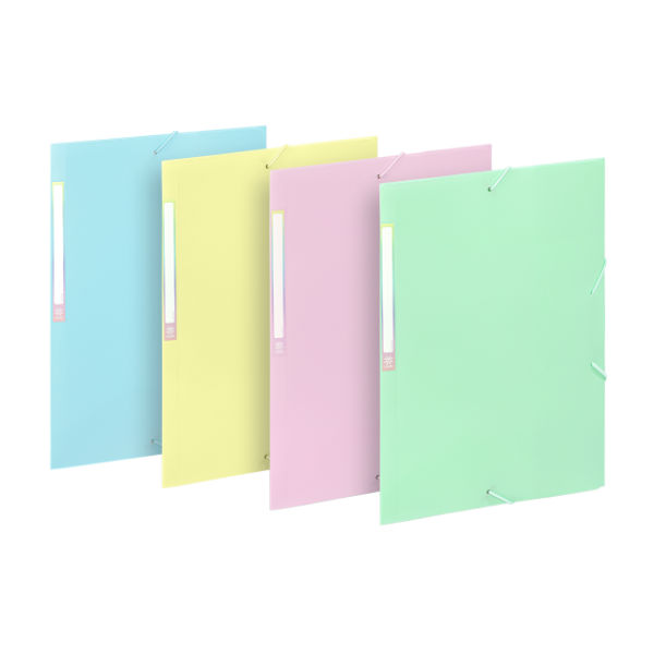 Image de  Chemise A4 3 rabats élastique Rainbow Pastel 