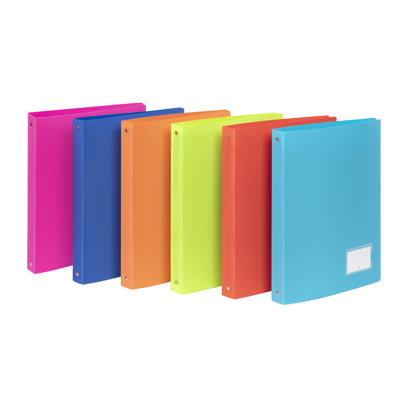 Ref. VIQ21841408, Classeur souple A4 4 anneaux dos 3 Feel'Easy - Coloris Aléatoires, Assorties, marque VIQUEL
