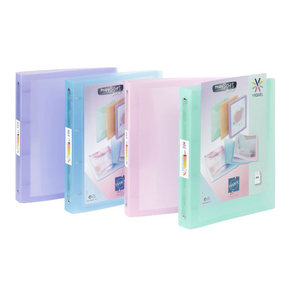 Image de  Classeur spl perso A4  maxi 4 anneaux dos 3 Propysoft 