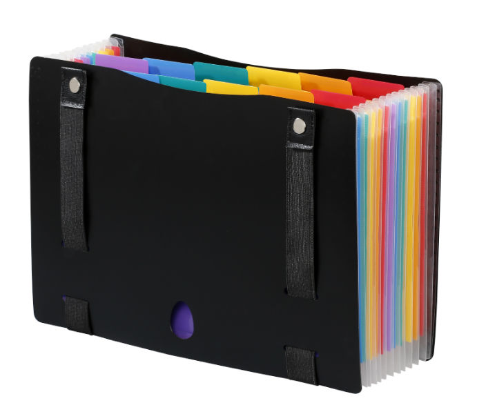 Image de  Trieur extensible extend'case A4 12 compartiments Rainbow Class 