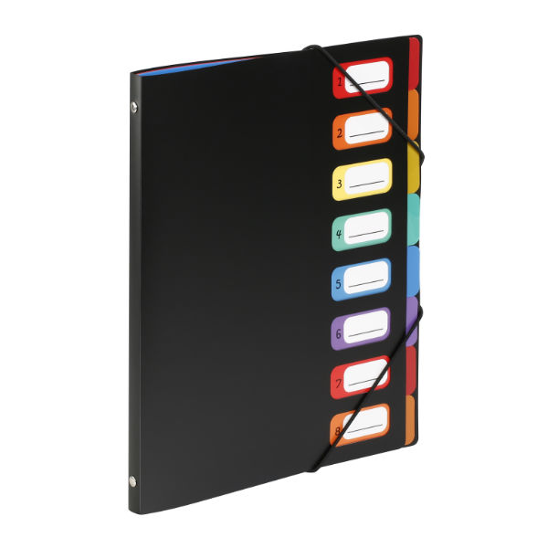 Image de  Trieur A4 8 compartiments Rainbow Class 