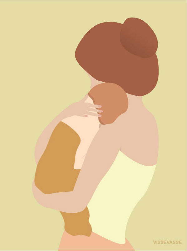 Image de  Carte de vœux A7 maternité 