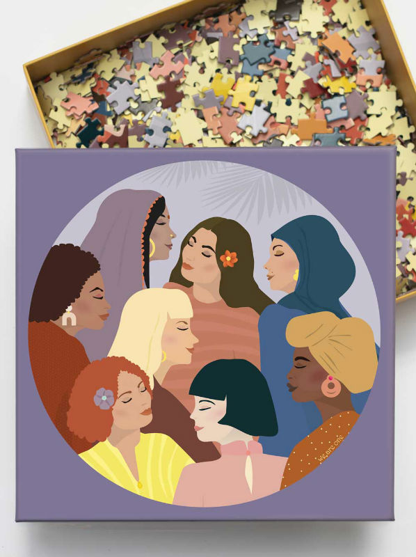 Image de  Puzzle we are one 1000 pièces 